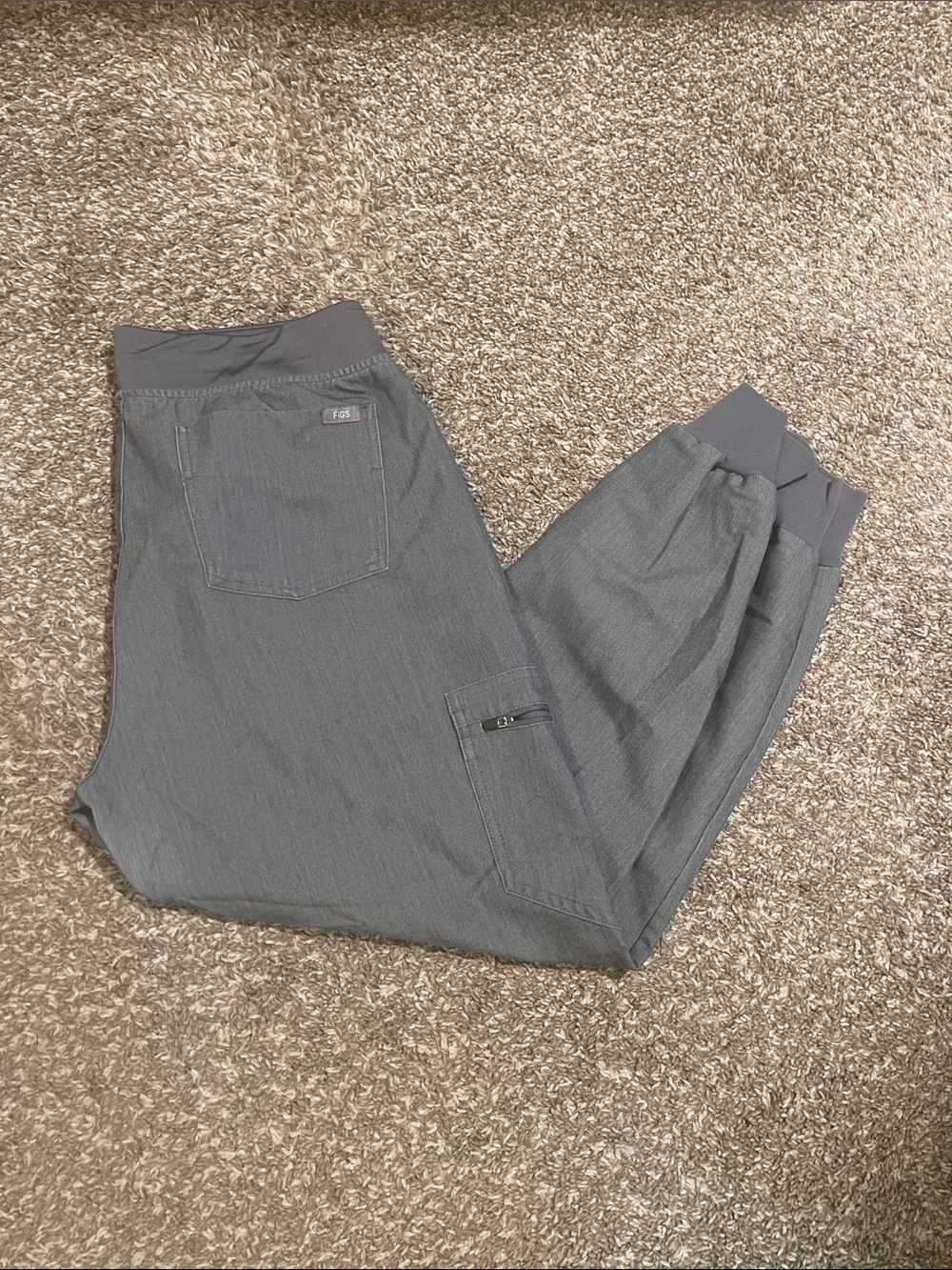 FIGS Gray Jogger Scrub Pants
